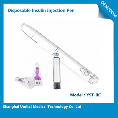Refillable Insulin Pen Cartridge, Pena Insulin Kosong untuk Lantus Cartridge