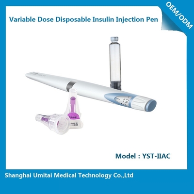 Eco Friendly Multi Dosis Disposable Insulin Pens 3mL / 1.5ml Cartridge Adjustable