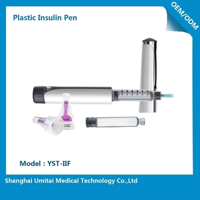 Pena Insulin Diabetes Plastik Dengan Mekanisme Transmisi Presisi Skala Display Besar
