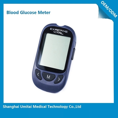 Perangkat Pemantauan Glukosa Darah Dengan Strip Uji Glukosa Perak 85 X 52 X 15mm