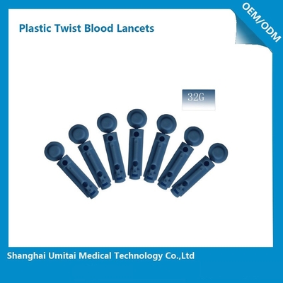 Single Use Lancets Disposable, Safety Blood Lancet Dengan Logo Printing
