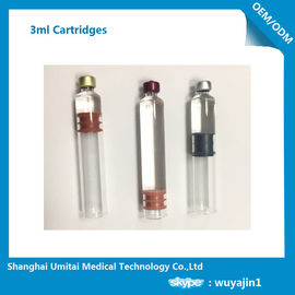 1.8ml, 2ml, 3ml Glass Insulin Pen Cartridge Dengan Sertifikat CFDA / CE